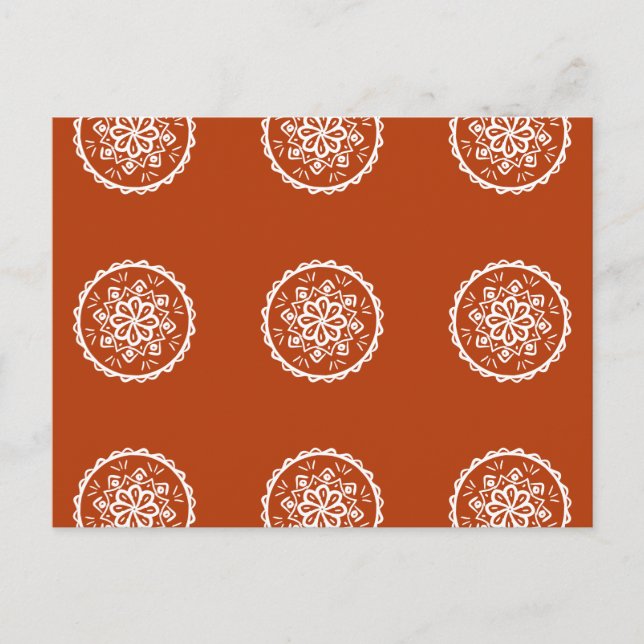 Henna Mandala Postkarte (Vorderseite)