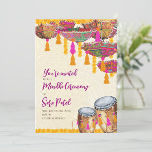 Henna Party lädt Mehndi Invites, Mehndi Party ein Einladung