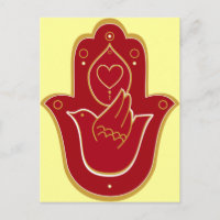 Henna Peace und Liebe Hamsa