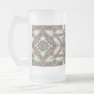 Henna Phoenix Original Art Mandala Gepäckaufbewahr Mattglas Bierglas