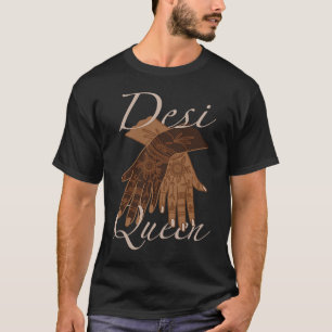 Hennas Desi Königin indische ästhetische Mädchen B T-Shirt