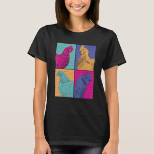Henne Farm Animal Farm Pop Bauer Hühner T-Shirt