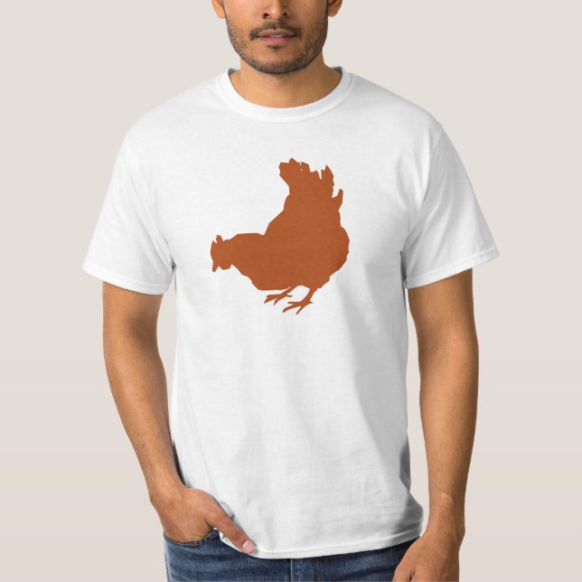 Henne [Huhn, Bauer, Bio Eier] T-Shirt (Vorderseite)