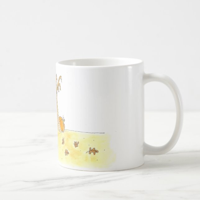 Henne im Mais Kaffeetasse (Rechts)