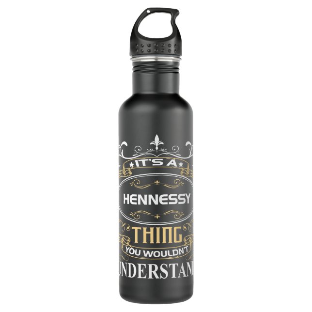 Hennessy Name Shirt Es ist eine Hennessy Sache, di Edelstahlflasche (Vorderseite)