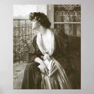 Henri Alphonse Barnoin, Zerstreut Vintage Poster