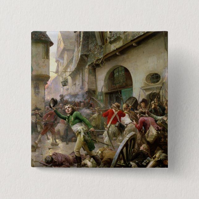 Henri de La Rochejaquelein am Kampf von Button (Vorderseite)