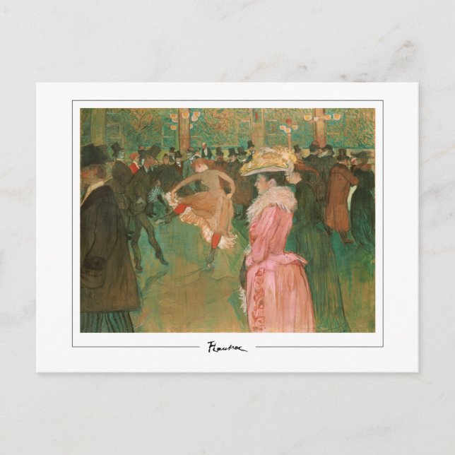 Henri de Toulouse-Lautrec #12 - Fine Art Postca... Postkarte (Vorderseite)