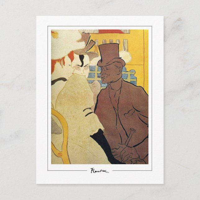 Henri de Toulouse-Lautrec #133 - Fine Art Postc.. Postkarte (Vorderseite)