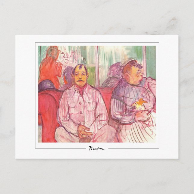 Henri de Toulouse-Lautrec #296 - Fine Art Postc.. Postkarte (Vorderseite)