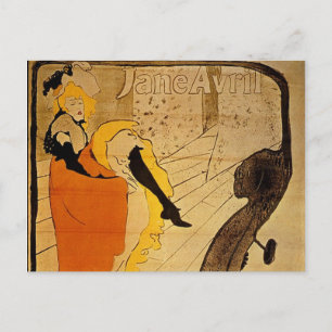 Henri de Toulouse-Lautrec Belle Epoque Vintage Kun Postkarte