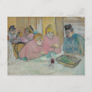 Henri de Toulouse-Lautrec - Damen im Speisesaal Postkarte