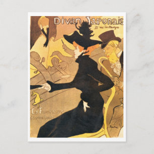 Henri de Toulouse-Lautrec - Divan Japonais Postkarte