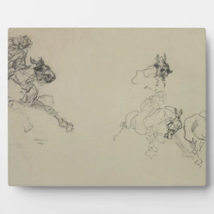 Henri de Toulouse-Lautrec   Etude de Chevaux (rect Fotoplatte