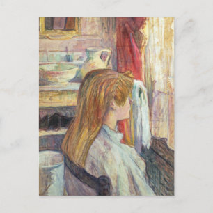 Henri de Toulouse-Lautrec   Frau im Fenster, 1 Postkarte