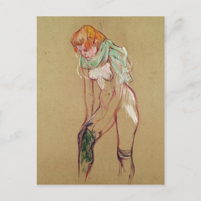 Henri de Toulouse-Lautrec | Frauen ziehen ihre S h Postkarte (Vorderseite)