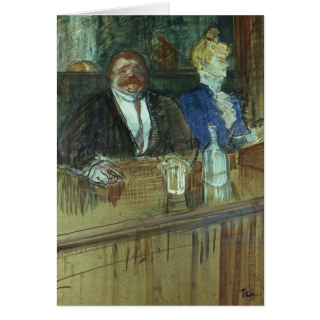 Henri de Toulouse-Lautrec | Im Bar: Der Fettgehalt (Vorne)
