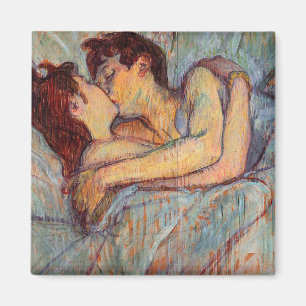 Henri De Toulouse Lautrec - im Bett der Kiss Magnet