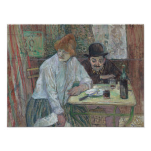 Henri de Toulouse-Lautrec - Im Café La Mie Fotodruck