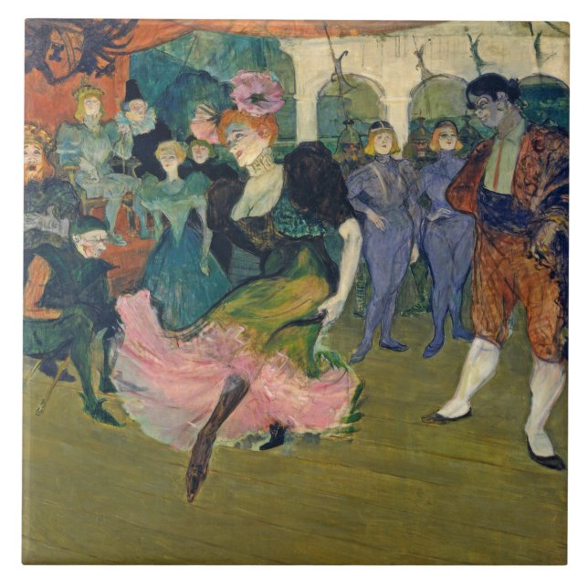 Henri de Toulouse-Lautrec | Karte: Magellans Reise Fliese (Vorderseite)