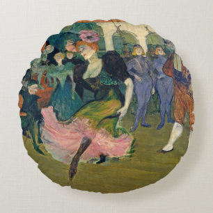 Henri de Toulouse-Lautrec   Karte: Magellans Reise Rundes Kissen