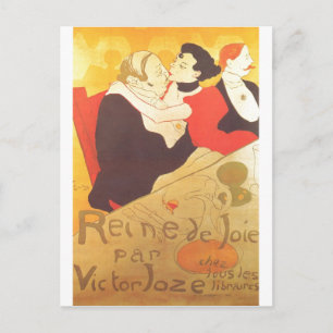 Henri de Toulouse-Lautrec Königin der Freude Postkarte