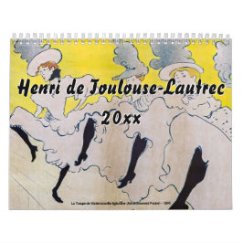 Henri de Toulouse-Lautrec Masterpiece Selection Kalender