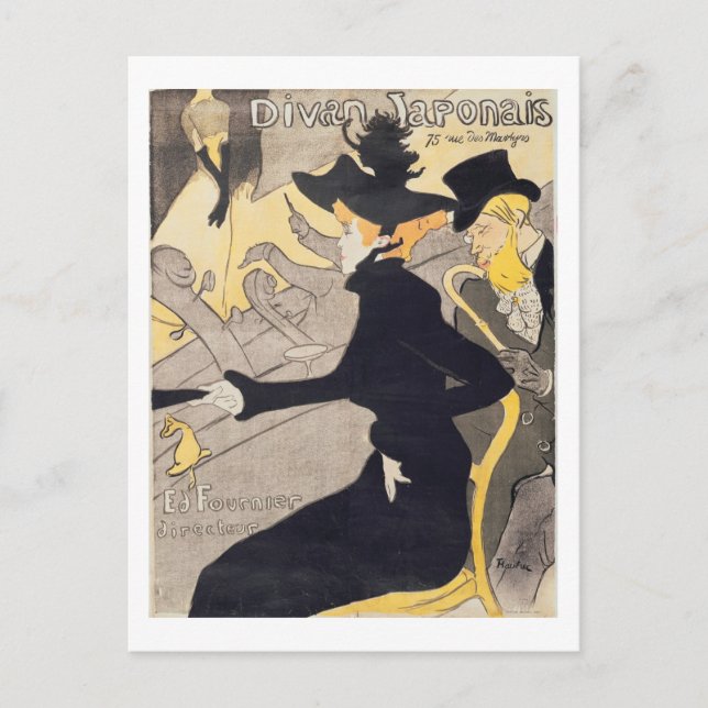 Henri de Toulouse-Lautrec | Posterwerbung 'Le Postkarte (Vorderseite)