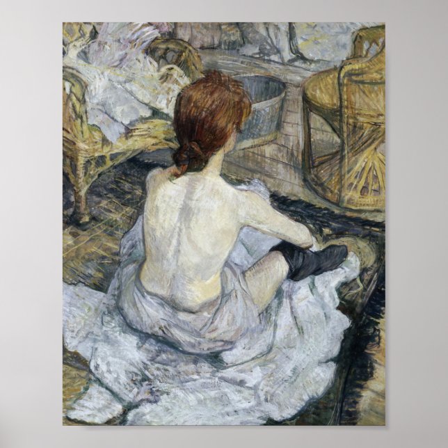 Henri De Toulouse - Lautrec - Rousse Poster (Vorne)