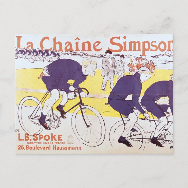 Henri de Toulouse-Lautrec | Simpson Chain, 189 Postkarte (Vorderseite)