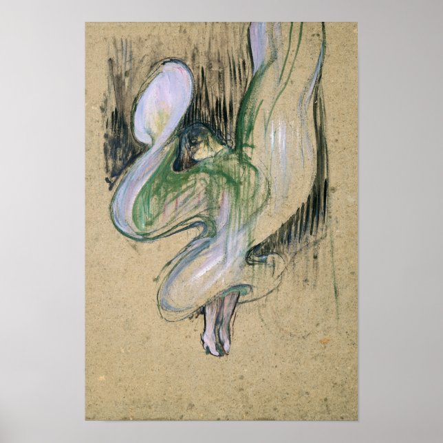 Henri de Toulouse-Lautrec | Studie für Loie Fuller Poster (Vorne)