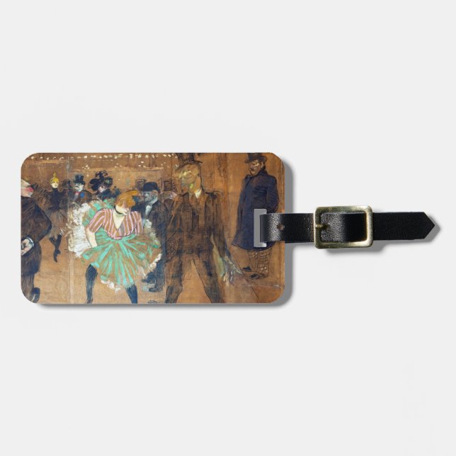 Henri de Toulouse-Lautrec - Tanz auf dem Rouge Gepäckanhänger (Vorderseite horizontal)