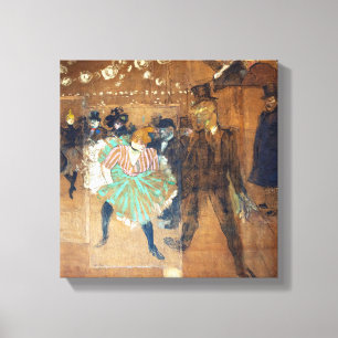 Henri de Toulouse-Lautrec - Tanz auf dem Rouge Leinwanddruck