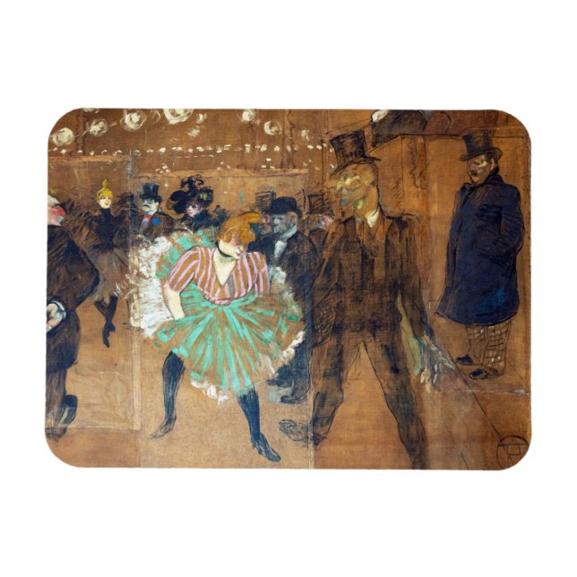 Henri de Toulouse-Lautrec - Tanz auf dem Rouge Magnet (Horizontal)