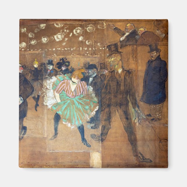 Henri de Toulouse-Lautrec - Tanz auf dem Rouge Magnet (Vorne)