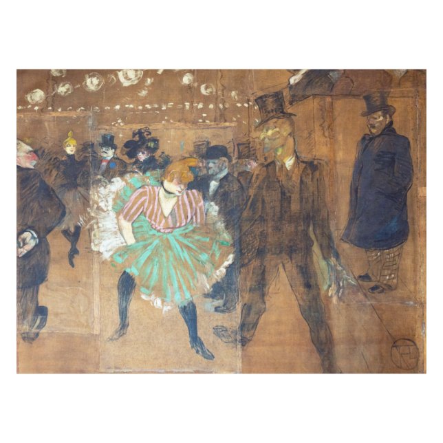 Henri de Toulouse-Lautrec - Tanz auf dem Rouge Tischdecke (Vorderseite (Horizontal))