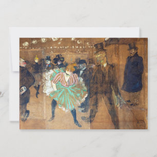 Henri de Toulouse-Lautrec - Tanz im Rouge Einladung