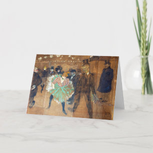 Henri de Toulouse-Lautrec - Tanz im Rouge Karte