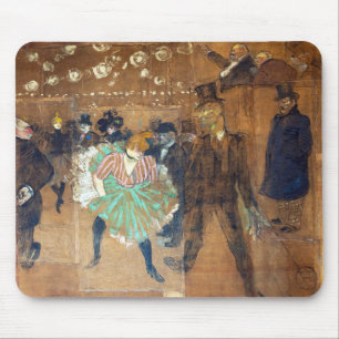 Henri de Toulouse-Lautrec - Tanz im Rouge Mousepad