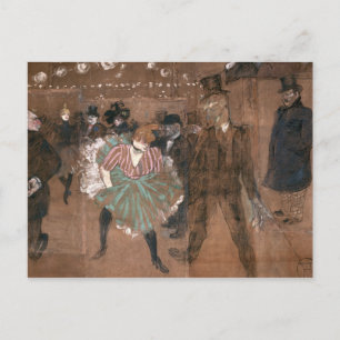 Henri de Toulouse-Lautrec   Tanzen auf der Route Postkarte