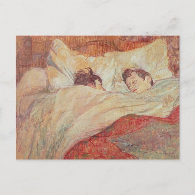 Henri de Toulouse-Lautrec | The Bed, c.1892-95 Postkarte (Vorderseite)