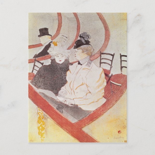 Henri de Toulouse-Lautrec | The Grande Loge, 1897 Postkarte (Vorderseite)
