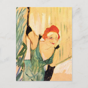 Henri de Toulouse-Lautrec: Yvette Guilbert Postkarte