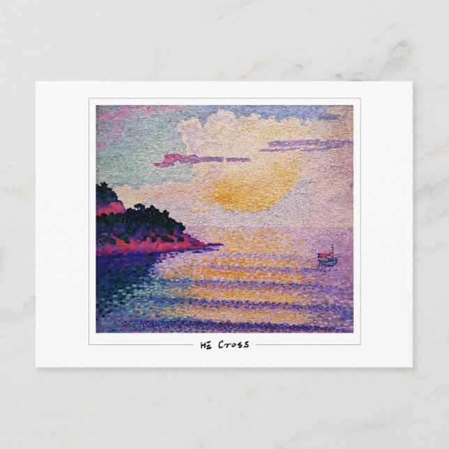 Henri-Edmond Cross #4 - Fine Art Postcard Postkarte (Vorderseite)