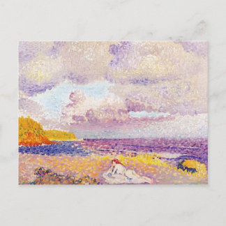 Henri-Edmond Cross - Ein drohender Sturm Postkarte