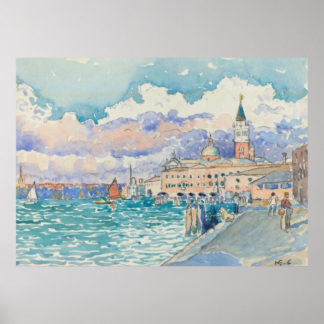 Henri-Edmond Cross - Venedig, 1903 Poster (Vorne)