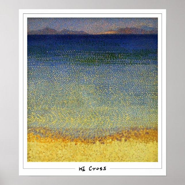 Henri-Edmond Cross Zedign Art Poster #3 (Vorne)