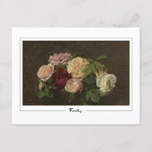 Henri Fantin-Latour #374 - Fine Art Postcard Postkarte