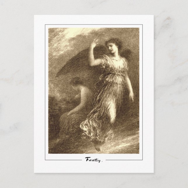 Henri Fantin-Latour #427 - Fine Art Postcard Postkarte (Vorderseite)
