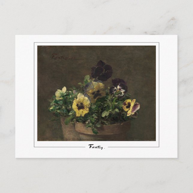 Henri Fantin-Latour #432 - Fine Art Postcard Postkarte (Vorderseite)